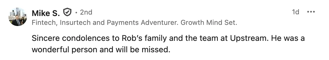 Tribute from Mike S.