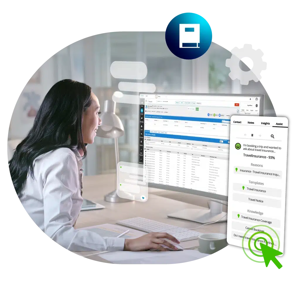 Upstream Works Single Agent Desktop with AI Agent Assist