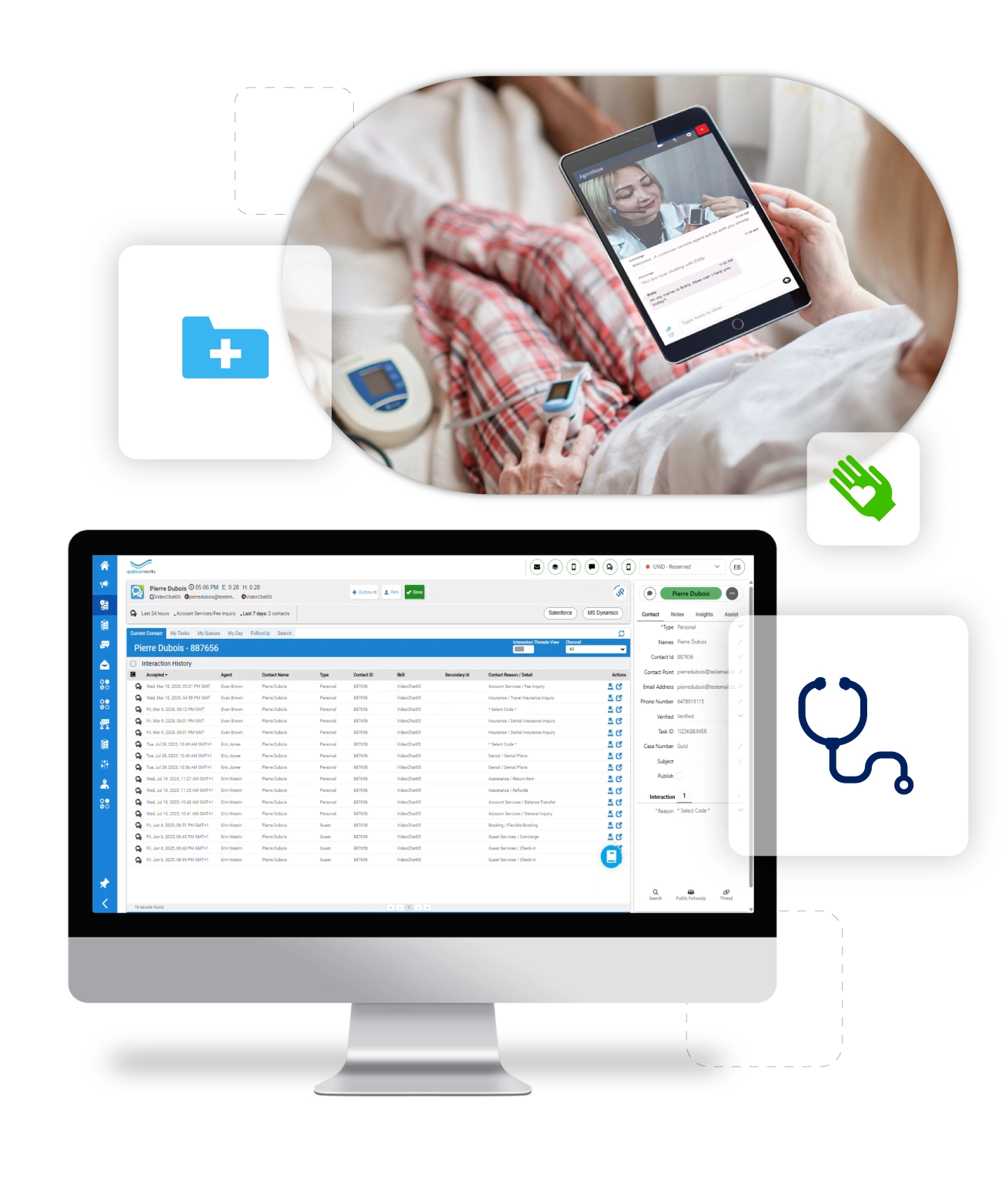 Upstream Works Healthcare Contact Center Solutions with Epic Integration