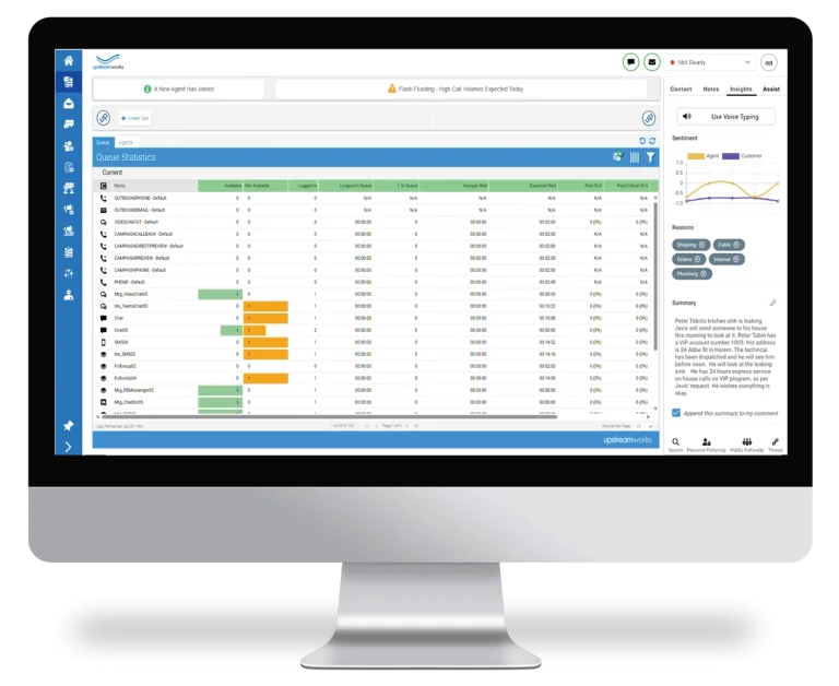 Upstream Works Digital Channel & Solution Flexibility Supervisor Desktop