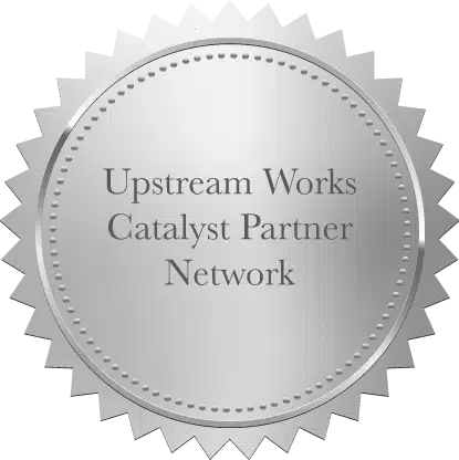 Upstream Works Catalyst Partner Network invitation-only enterprise CX and AI partner badge